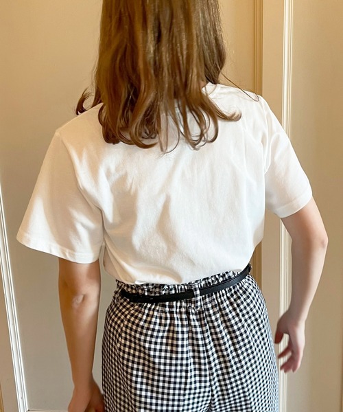 apres jour（アプレジュール）の「アソートロゴT【ZOZOTOWN限定アイテム】【4AP】（Tシャツ/カットソー・レディース・アイボリー/ライトピンク/オフホワイト/ホワイト系その他・X-LARGE/フリー）」の9枚目の写真