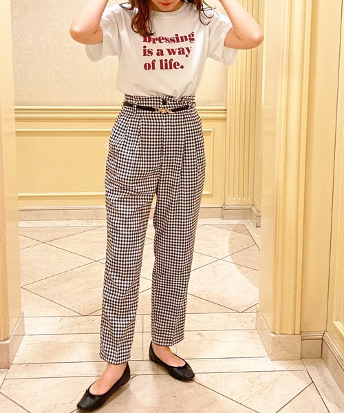 apres jour（アプレジュール）の「アソートロゴT【ZOZOTOWN限定アイテム】【4AP】（Tシャツ/カットソー・レディース・アイボリー/ライトピンク/オフホワイト/ホワイト系その他・X-LARGE/フリー）」の10枚目の写真