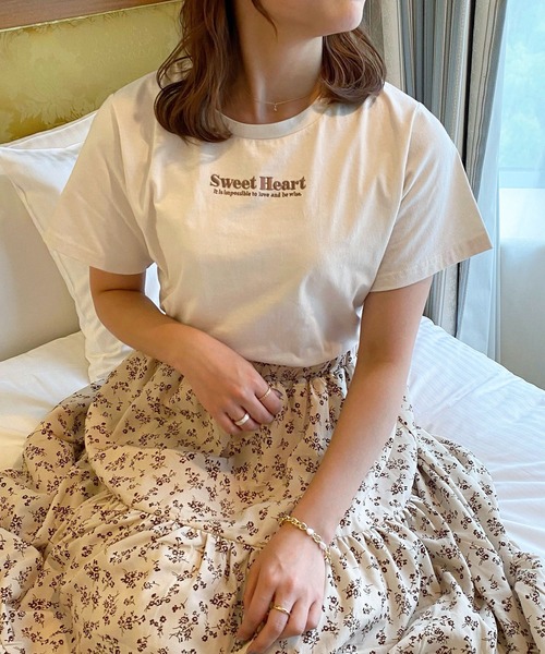 apres jour（アプレジュール）の「アソートロゴT【ZOZOTOWN限定アイテム】【4AP】（Tシャツ/カットソー・レディース・アイボリー/ライトピンク/オフホワイト/ホワイト系その他・X-LARGE/フリー）」の14枚目の写真