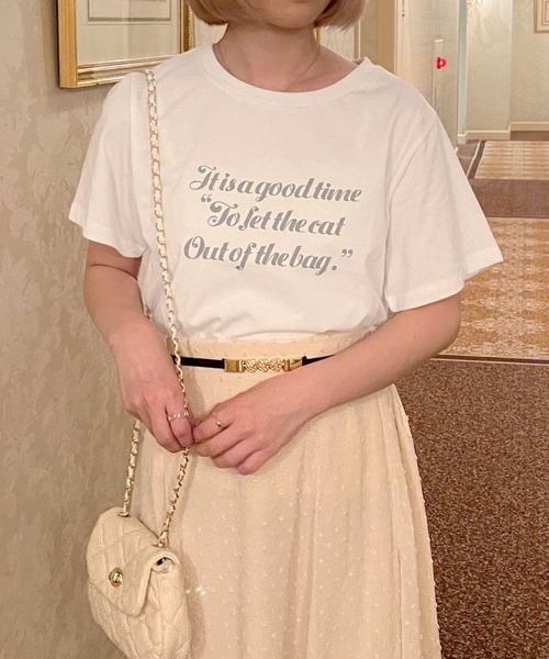 apres jour（アプレジュール）の「アソートロゴT【ZOZOTOWN限定アイテム】【4AP】（Tシャツ/カットソー・レディース・アイボリー/ライトピンク/オフホワイト/ホワイト系その他・X-LARGE/フリー）」の19枚目の写真