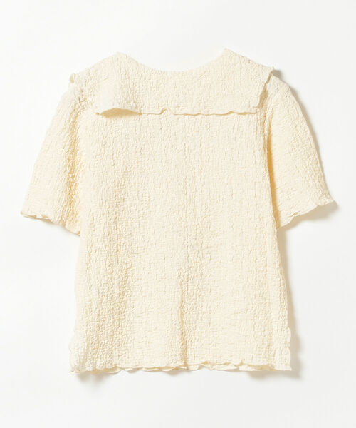 Ray BEAMS（レイビームス）の「Ray BEAMS / シャーリング オープンカラー シャツ（シャツ/ブラウス・レディース・オフホワイト/グリーン/ブラック・ONE SIZE）」の18枚目の写真