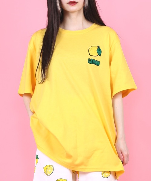 PUNYUS(プニュズ)の「フードサガラ刺繍Tシャツ(Tシャツ/カットソー・レディース・ブラック/イエロー/ブルー/レッド/グリーン/ピンク/ホワイト/サックスブルー/オレンジ/ライトパープル/パープル・4/3)」の8枚目の写真