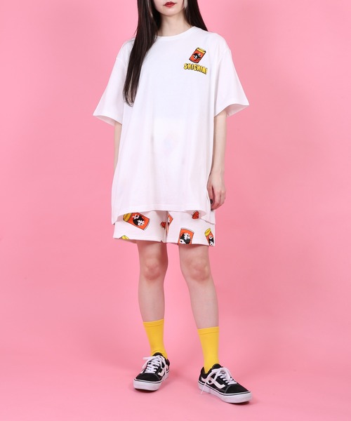 PUNYUS(プニュズ)の「フードサガラ刺繍Tシャツ(Tシャツ/カットソー・レディース・ブラック/イエロー/ブルー/レッド/グリーン/ピンク/ホワイト/サックスブルー/オレンジ/ライトパープル/パープル・4/3)」の19枚目の写真