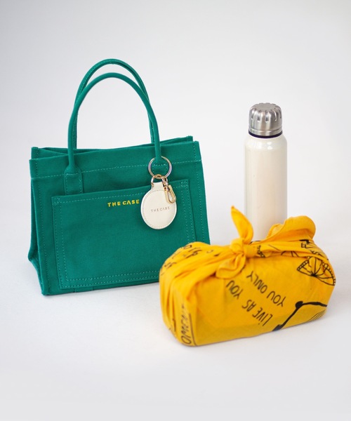 the case（ザケース）の「財布、スマホ、ポーチ、ペットボトルがちょうど収まるサイズ DAILY MIRROR TOTE mini（トートバッグ・レディース・ブラック/パープル/グリーン/ベージュ/ホワイト/レオパード/アニマル/その他1/ゼブラ/ブルー/モカ/その他2/ライトグレー/ライトブラウン/ピンク/イエロー/インディゴブルー/ブラック系・FREE）」の8枚目の写真