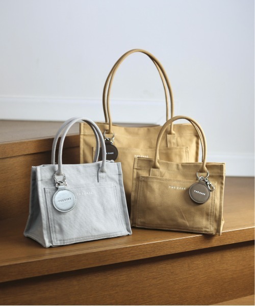 the case（ザケース）の「財布、スマホ、ポーチ、ペットボトルがちょうど収まるサイズ DAILY MIRROR TOTE mini（トートバッグ・レディース・ブラック/パープル/グリーン/ベージュ/ホワイト/レオパード/アニマル/その他1/ゼブラ/ブルー/モカ/その他2/ライトグレー/ライトブラウン/ピンク/イエロー/インディゴブルー/ブラック系・FREE）」の21枚目の写真