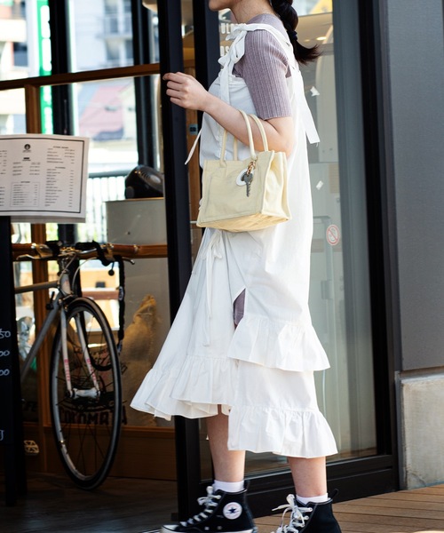 the case（ザケース）の「財布、スマホ、ポーチ、ペットボトルがちょうど収まるサイズ DAILY MIRROR TOTE mini（トートバッグ・レディース・ブラック/パープル/グリーン/ベージュ/ホワイト/レオパード/アニマル/その他1/ゼブラ/ブルー/モカ/その他2/ライトグレー/ライトブラウン/ピンク/イエロー/インディゴブルー/ブラック系・FREE）」の20枚目の写真