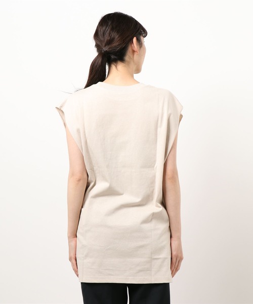 4youstory（フォーユーストーリー）の「ラグランスリーブロングTシャツ（Tシャツ/カットソー・レディース・ブラック/アイボリー/モカ/サンドベージュ/ラベンダー・MEDIUM）」の7枚目の写真