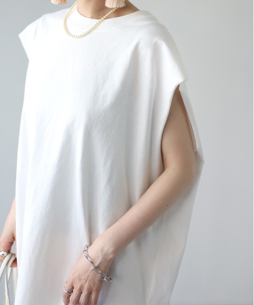 4youstory（フォーユーストーリー）の「ラグランスリーブロングTシャツ（Tシャツ/カットソー・レディース・ブラック/アイボリー/モカ/サンドベージュ/ラベンダー・MEDIUM）」の12枚目の写真