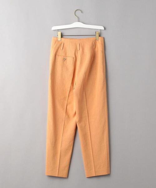 BEAUTY&YOUTH UNITED ARROWS(ビューティーアンドユースユナイテッドアローズ)の「BY 麻ブレンドハイウエストクロップドテーパードパンツ 2 -ウォッシャブル-(その他パンツ・レディース・オレンジ・MEDIUM/SMALL/LARGE)」の8枚目の写真