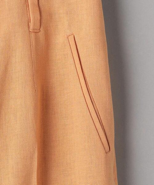 BEAUTY&YOUTH UNITED ARROWS(ビューティーアンドユースユナイテッドアローズ)の「BY 麻ブレンドハイウエストクロップドテーパードパンツ 2 -ウォッシャブル-(その他パンツ・レディース・オレンジ・MEDIUM/SMALL/LARGE)」の10枚目の写真