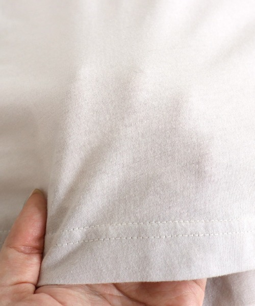 Pierrot(ピエロ)の「汗ジミ防止 半袖Aラインワンピース(ワンピース・レディース・モカ/ブラック/ライトグレー/ラベンダー/ブルー・M/L)」の19枚目の写真