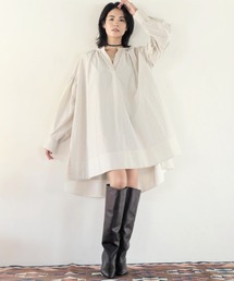 BABYLONE | BABYLONE / チュニックフレアシャツ【手洗い可】(シャツ/ブラウス)