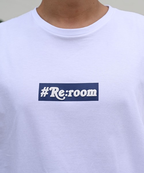 #Re:room(リルーム)の「ボックスロゴフォーミングプリントビッグノースリーブ(タンクトップ・メンズ・ホワイト/ブラック/ベージュ・SMALL/MEDIUM)」の13枚目の写真