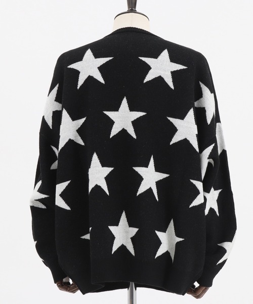 CAMBIO(カンビオ)の「mn2397-Star Intarsiare Knit Pullover プルオーバー(ニット/セーター・メンズ・ブラック/ネイビー/ミックスグレー・S/M/L)」の20枚目の写真