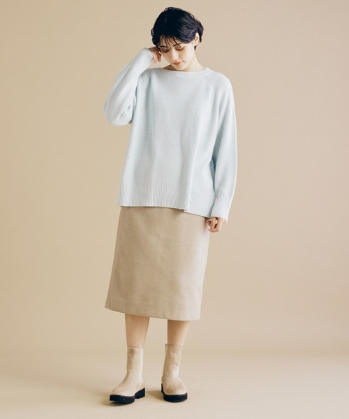 CLEARIMPRESSION （クリアインプレッション）の「アンゴラ混ラグランスリーブニット（ニット/セーター・レディース・ピンク/ラベンダー/サックスブルー・フリー）」の16枚目の写真