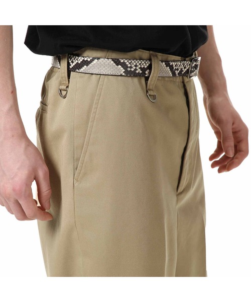 uniform experiment（ユニフォームエクスペリメント）の「WASHED TAPERED CHINO（チノパンツ・メンズ・ブラック/グレー/ベージュ・1/2/4/3）」の6枚目の写真