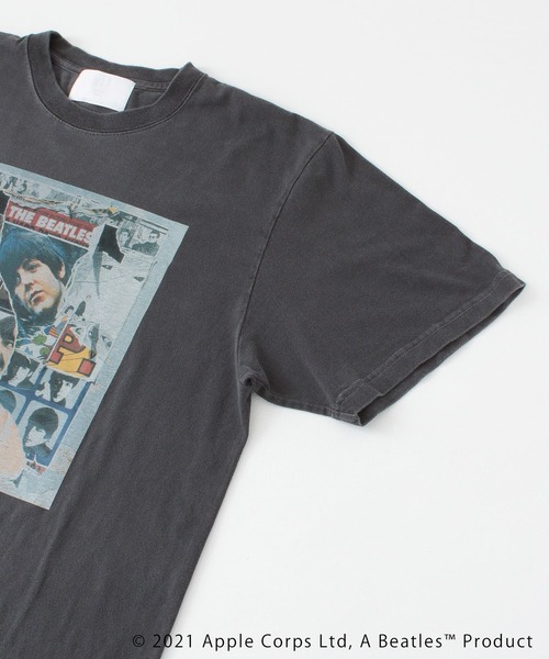 URBAN RESEARCH（アーバンリサーチ）の「URBAN RESEARCH iD　BEATLES 1969 COLLAGE T-SHIRTS（Tシャツ/カットソー・メンズ・ホワイト/スミクロ・MEDIUM/LARGE）」の10枚目の写真