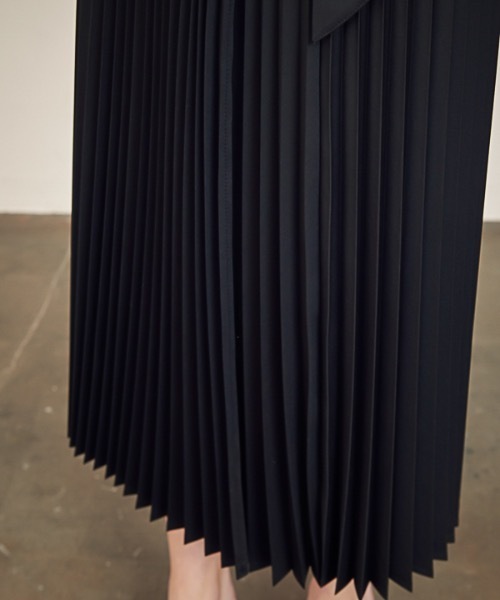 ACUD（アクド）の「【ACUD 】ガイアパンツラップスカート / Gaia Pleats Wrap Skirt（スカート・レディース・ブラック/ベージュ・FREE）」の6枚目の写真