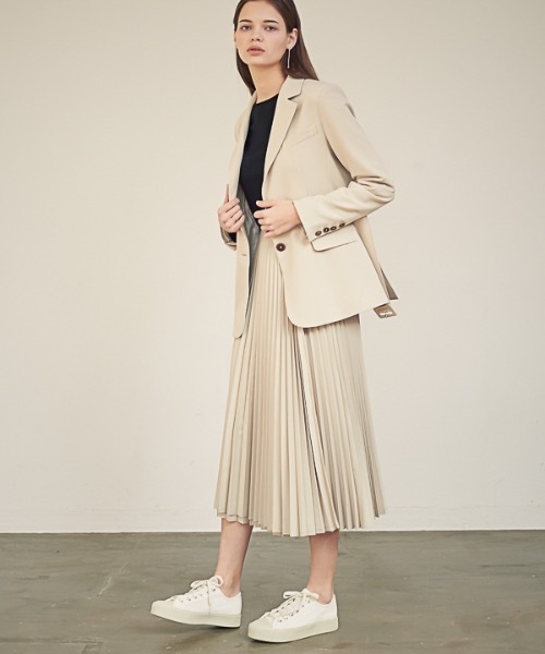 ACUD（アクド）の「【ACUD 】ガイアパンツラップスカート / Gaia Pleats Wrap Skirt（スカート・レディース・ブラック/ベージュ・FREE）」の5枚目の写真