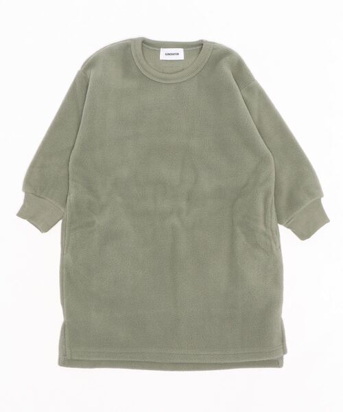 GENERATOR（ジェネレーター）の「GENERATOR　フリースワンピース（ワンピース・キッズ・ベージュ/カーキ/ブラック・M/L/XL/S）」の12枚目の写真