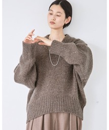 TODAYFUL | ウールラウンドヘムニット(ニット/セーター)