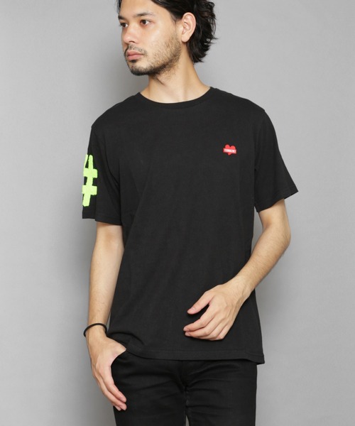 CERCA（チェルカ）の「RM/バックサガラ刺繍クルーネック半袖Tシャツ（Tシャツ/カットソー・メンズ・ホワイト/ブラック/ホワイト系その他/ブラック系その他・MEDIUM/X-LARGE/LARGE）」の4枚目の写真
