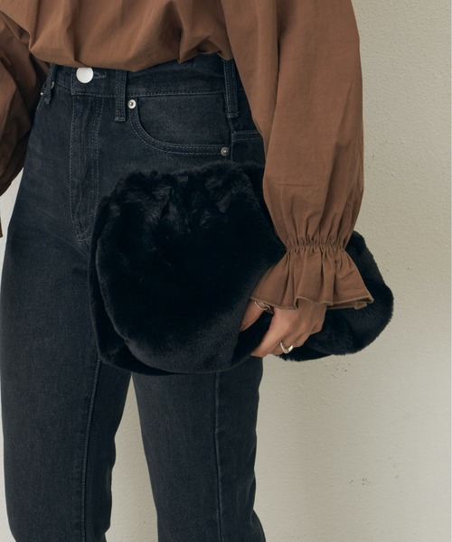 Auntie Rosa Holiday（アンティローザホリデー）の「ファーマルチWAYBAG（ショルダーバッグ・レディース・ブラック/アイボリー/レオパード・FREE）」の22枚目の写真