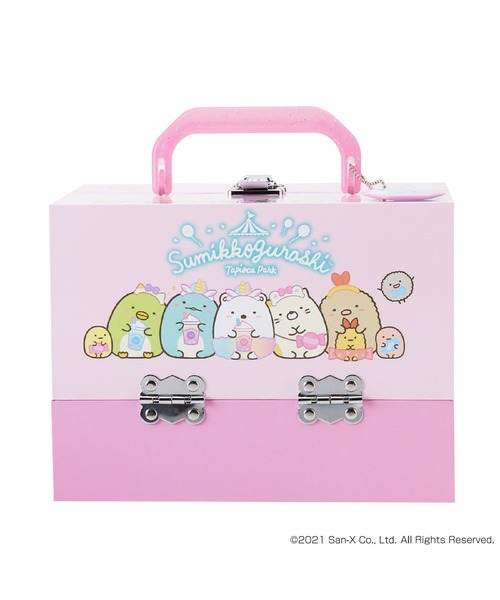 BREEZE(ブリーズ)の「すみっコぐらし バニティメイクボックス ピンク(210408)(コスメキット/ギフトセット・キッズ・マルチ・FREE)」の2枚目の写真