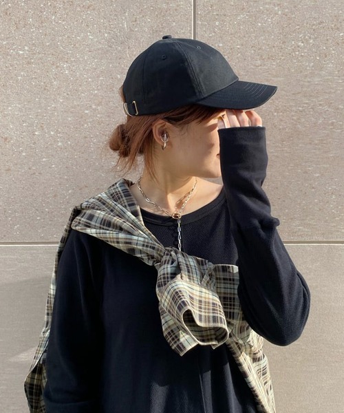 DouDou（ドゥドゥ）の「キャップ（キャップ・レディース・ブラック/ベージュ・FREE）」の2枚目の写真