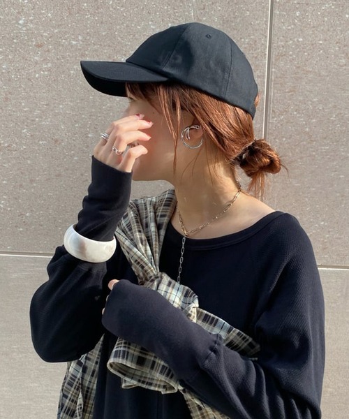 DouDou（ドゥドゥ）の「キャップ（キャップ・レディース・ブラック/ベージュ・FREE）」の9枚目の写真