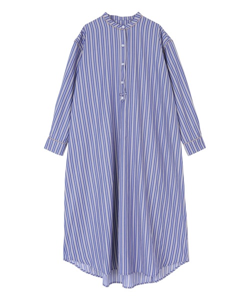 titivate(ティティベイト)の「バンドカラーパイピングシャツワンピース(シャツワンピース・レディース・ブラウン/ブルー・S/M)」の19枚目の写真