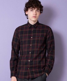 【FACTOTUM】T/Wチェックレギュラーシャツ