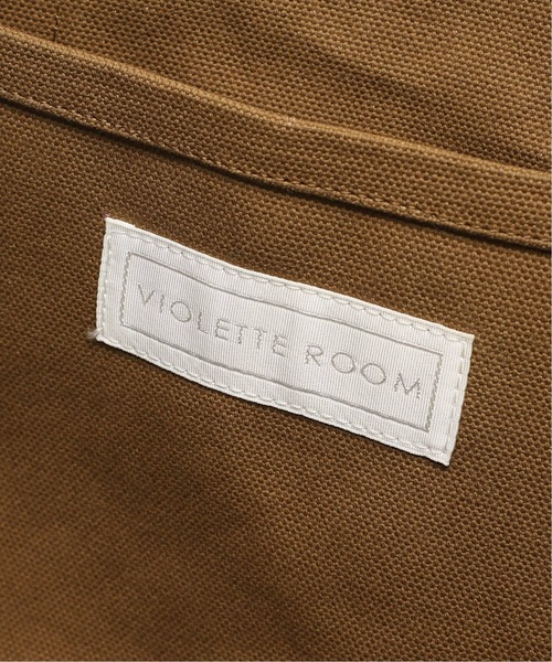 SLOBE IENA（スローブイエナ）の「【VIOLETTE ROOM/バイオレットルーム】 コットンキャンバストートバッグ◆（トートバッグ・レディース・キャメル・FREE）」の4枚目の写真