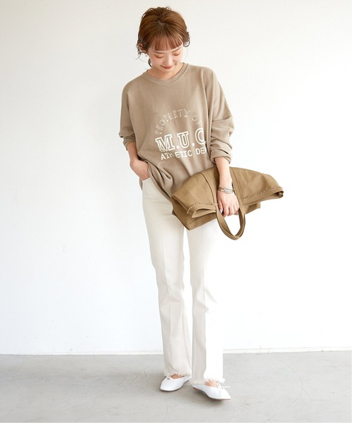 SLOBE IENA（スローブイエナ）の「【VIOLETTE ROOM/バイオレットルーム】 コットンキャンバストートバッグ◆（トートバッグ・レディース・キャメル・FREE）」の15枚目の写真