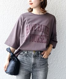 SHIPS | ワイドロゴステッチTEE(Tシャツ/カットソー)