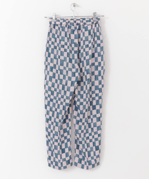 KBF(ケイビーエフ)の「チェッカープリントイージーパンツ(その他パンツ・レディース・ブルー系その他/ブラウン系その他・ONE)」の17枚目の写真