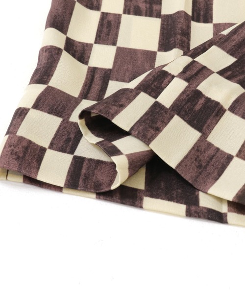 KBF(ケイビーエフ)の「チェッカープリントイージーパンツ(その他パンツ・レディース・ブルー系その他/ブラウン系その他・ONE)」の19枚目の写真