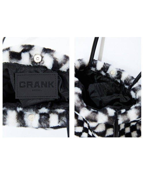 A'GEM/9 × .kom『CRANK/クランク』ECO FUR SHOULDER BAG