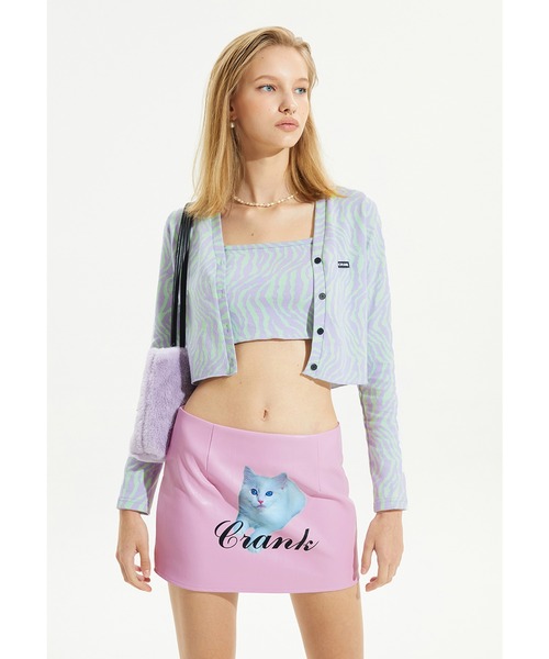 CRANK(クランク)の「A'GEM/9 × .kom『CRANK/クランク』ECO FUR SHOULDER BAG/エコファー ショルダーバッグ(ショルダーバッグ・レディース・パープル/ネイビー/A・FREE)」の12枚目の写真