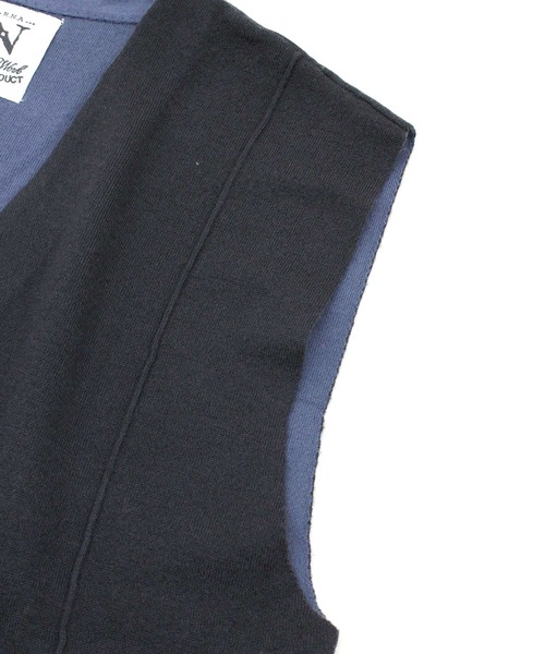 RNA-N（アールエヌエーエヌ）の「K2557 接結ロングニットジレ（カーディガン/ボレロ・レディース・スミクロ/キナリ・MEDIUM）」の17枚目の写真