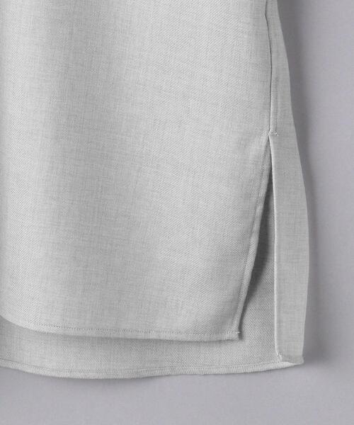 UNITED ARROWS（ユナイテッドアローズ）の「＜UNITED ARROWS＞ ウールビエラ ソリッド レギュラーカラーシャツ（シャツ/ブラウス・メンズ・ライトグレー/オフホワイト・S/M/L/XL）」の5枚目の写真