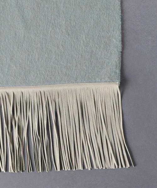 ASAUCE MELER（アソースメレ）の「＜ASAUCE MELER（アソース メレ）＞SD/FRG CAMEL ストール（ストール/ショール・レディース・ブラック/ナチュラル/ライム・FREE）」の9枚目の写真