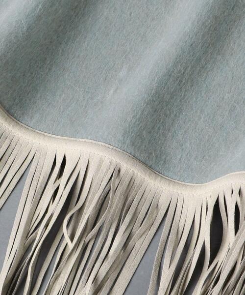 ASAUCE MELER（アソースメレ）の「＜ASAUCE MELER（アソース メレ）＞SD/FRG CAMEL ストール（ストール/ショール・レディース・ブラック/ナチュラル/ライム・FREE）」の5枚目の写真