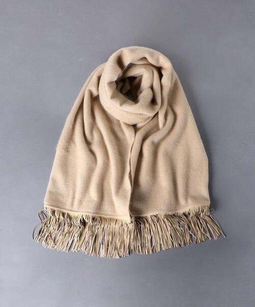 ASAUCE MELER（アソースメレ）の「＜ASAUCE MELER（アソース メレ）＞SD/FRG CAMEL ストール（ストール/ショール・レディース・ブラック/ナチュラル/ライム・FREE）」の10枚目の写真