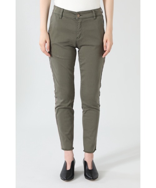 ROSE BUD(ローズバッド)の「(FIVE)サイドラインパンツ(チノパンツ・レディース・ブラック/カーキ・25/26)」の7枚目の写真