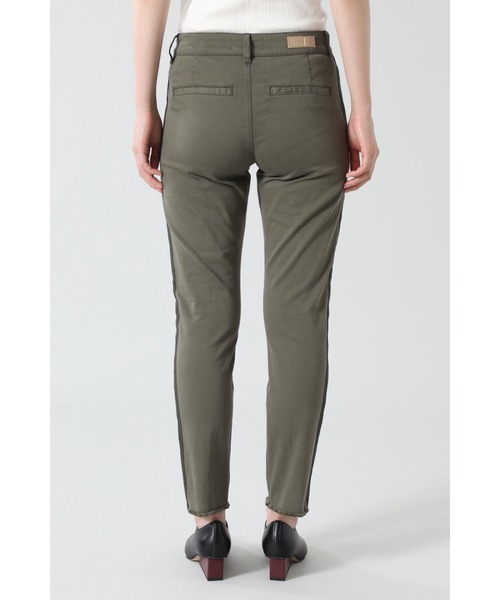 ROSE BUD(ローズバッド)の「(FIVE)サイドラインパンツ(チノパンツ・レディース・ブラック/カーキ・25/26)」の9枚目の写真