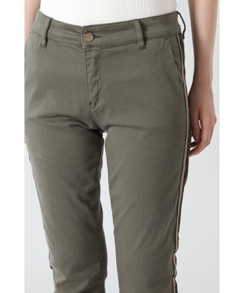 ROSE BUD(ローズバッド)の「(FIVE)サイドラインパンツ(チノパンツ・レディース・ブラック/カーキ・25/26)」の10枚目の写真