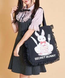 うさぎプリントトートバック
