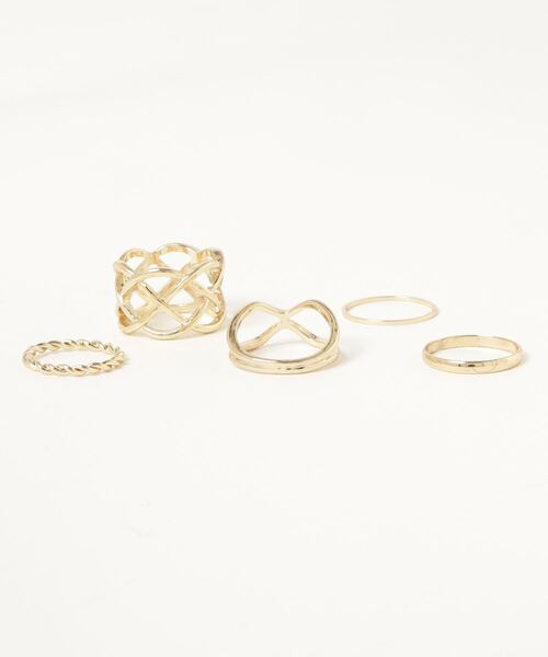 Blueberry(ブルーベリー)の「セットリング(リング・レディース・シルバー/ゴールド/ゴールド系1/シルバー系1・フリー)」の11枚目の写真