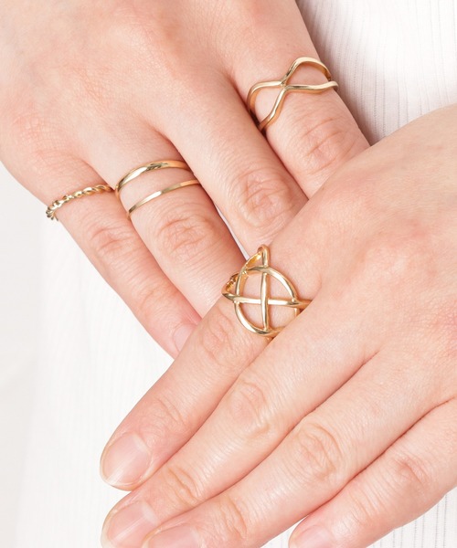 Blueberry(ブルーベリー)の「セットリング(リング・レディース・シルバー/ゴールド/ゴールド系1/シルバー系1・フリー)」の13枚目の写真